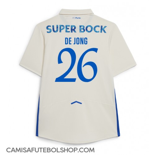 Camisa de time de futebol Porto Luuk de Jong #26 Replicas 3º Equipamento 2025-26 Manga Curta Camisa de time de futebol Porto Luuk de Jong #26 Replicas 3º Equipamento 2025-26 Manga Curta